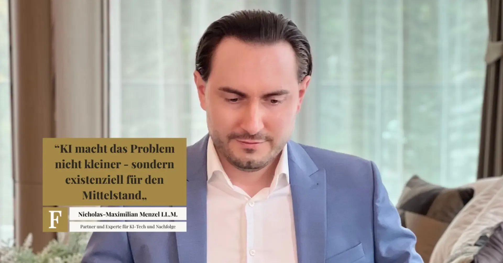 KI macht das Problem nicht kleiner - sondern existenziell für den Mittelstand | Nicholas-Maximilian Menzel